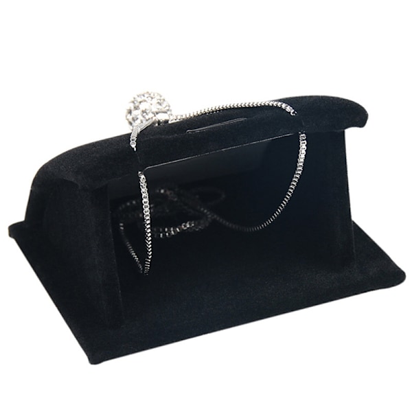 Smycken Stand Hållare för Counter Show Props Hängen Halsband Black