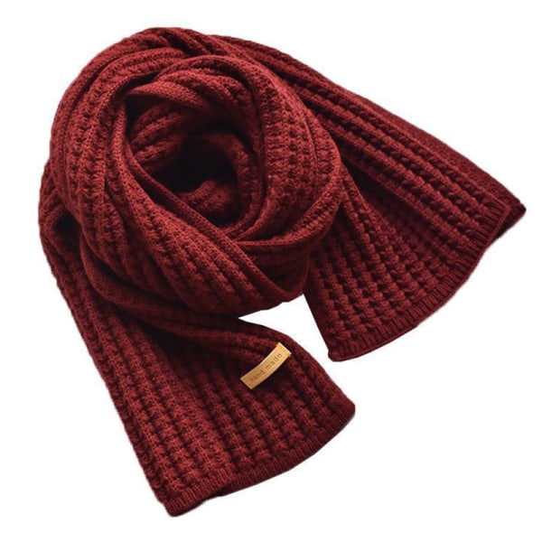 n Skjerf For Kvinner Menn I Høst Og Vinter Thickened Thermal Gray