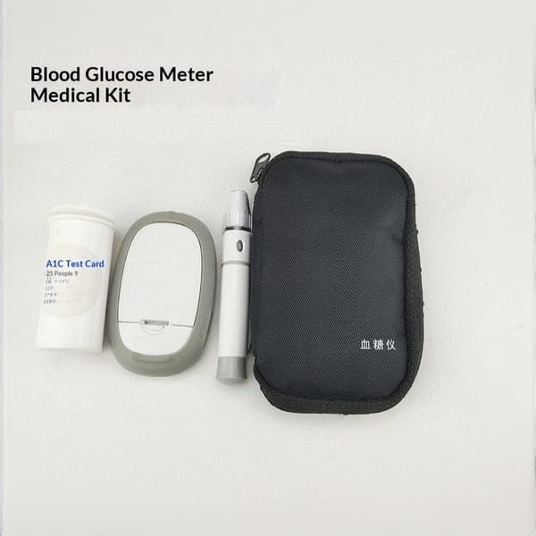 Blodsockermätare Förvaringsväska Polyester Diabetes Organizer Fo A