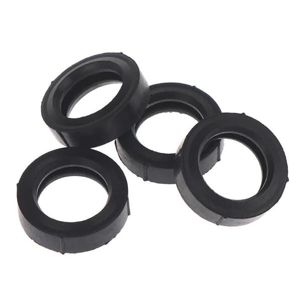 4/8PCS Gummitätningspackningar för väggmonterad pannplåtskanal 4PCS
