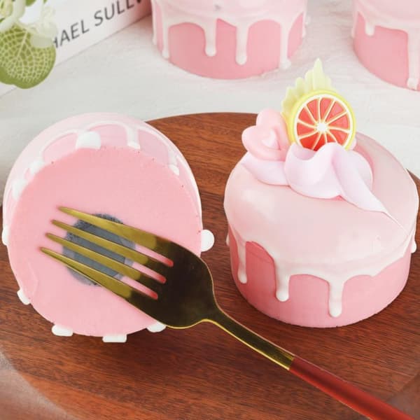 Frugtcreme-simulationskage Langsomt stigende Squishy Dessert Fidget A2