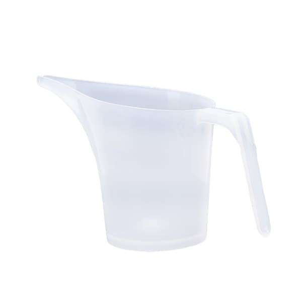 1000ML Mätkopp i Plast med Spetsig Pip, Graderad, för Matlagning