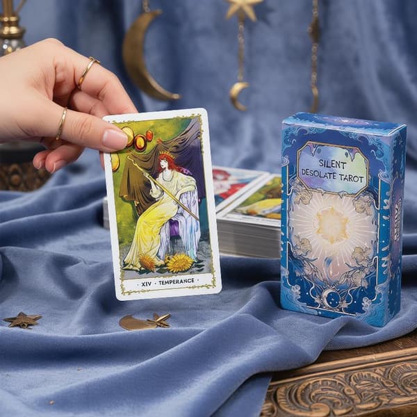 78 stk. Silent Desolate Deck Kort Fuld Sæt Engelsk Spådomskort