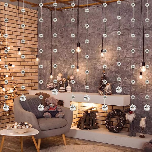 Mini Spejl Diskokugle Scenelys Reflekterende Roterende Lys G L
