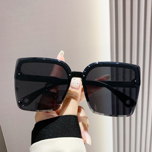 Modetrend Overdimensionerede firkantede solbriller Fotografibriller M D