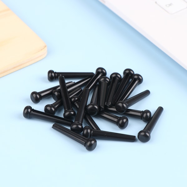 20st Akustisk gitarr Bridge Pins för 6 String Ersättning Plas D