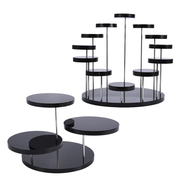 Cupcake Stand Acrylic Display Stand til smykker Kage Dessert Ra Transparent 12