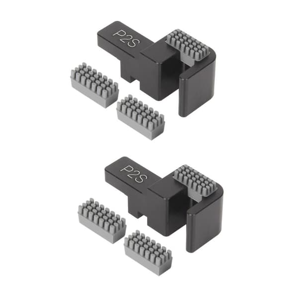 1/2/4 set silikonborstmunstycken torkarmonterade skrubbar för P2S A1