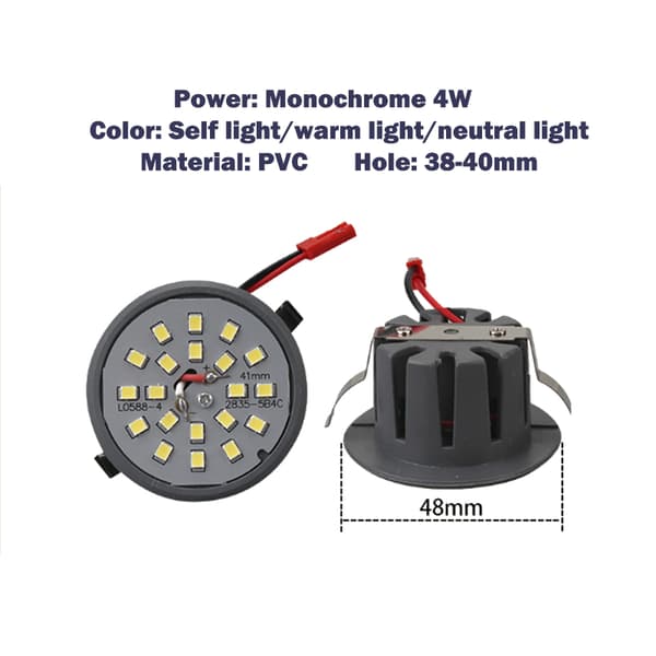 LED Crystal Light Transform Bulb LED Corn Bulb Integroitu valo Three-color light
