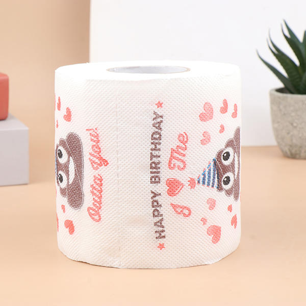 1Rulla Funny WC-paperirulla Syntymäpäiväsisustus Syntymäpäivälahjat Jok