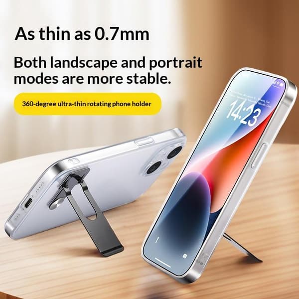 360° roterende nettbrettholder ultratynn telefonstativ for læring Silver
