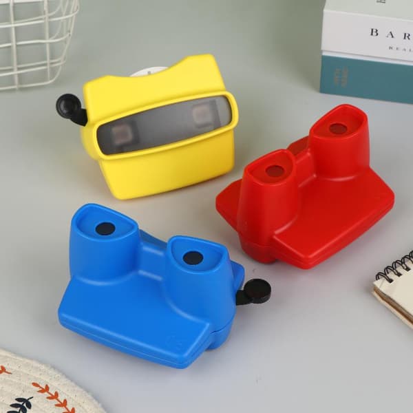 Uusi 3D View-Master 3D-opetusnäkymäkone 7 kuvaa Mini Th space theme