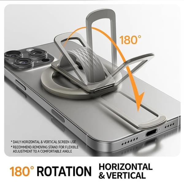 180° rotasjon magnetisk telefonring for telefongrep universell magn A1