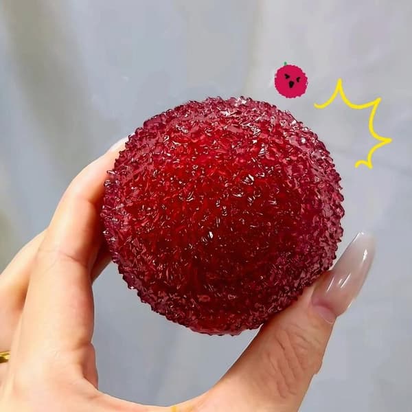 Varme håndlagde simulerte voksbær Squishy-leker og sakte tilbakeslag Smo 7cm