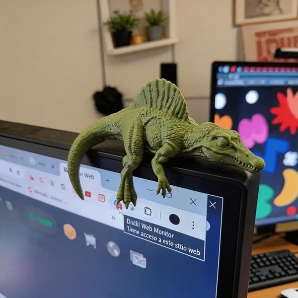 Sovende Tyrannosaurus Rex Skærmpynt A3