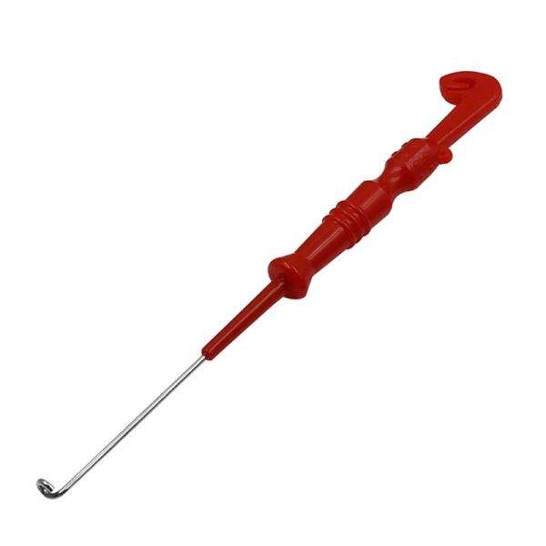 1Pcs Fishing Universal Fly Nail Knot Tying Tools Extractor Hook Red