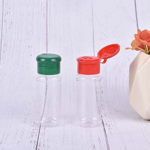 5-delad plastkryddsaltpepparkvarn kryddburk BBQ Condime Green