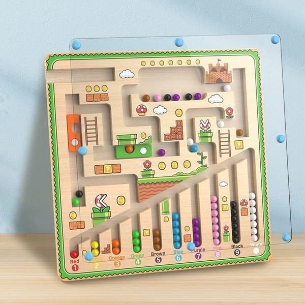 Barn Magnetisk Labyrint Gående Boll Baby Koncentrationsträning Earl 1Pc