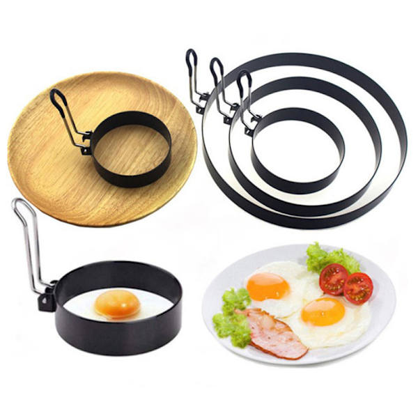 9/10/15/20 cm Pannkaka Form Metall Stekt ägg Shaper Non Stick 9cm
