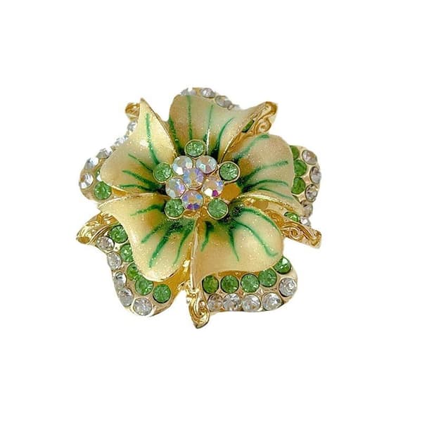 1 stk udsøgt luksus pæonblomstbroche elegant klassisk blomst A4