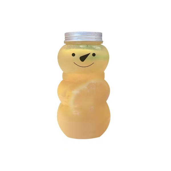 Engangsbruk drikkeflasker e Bear plastkopp juice drikkevarelager 4