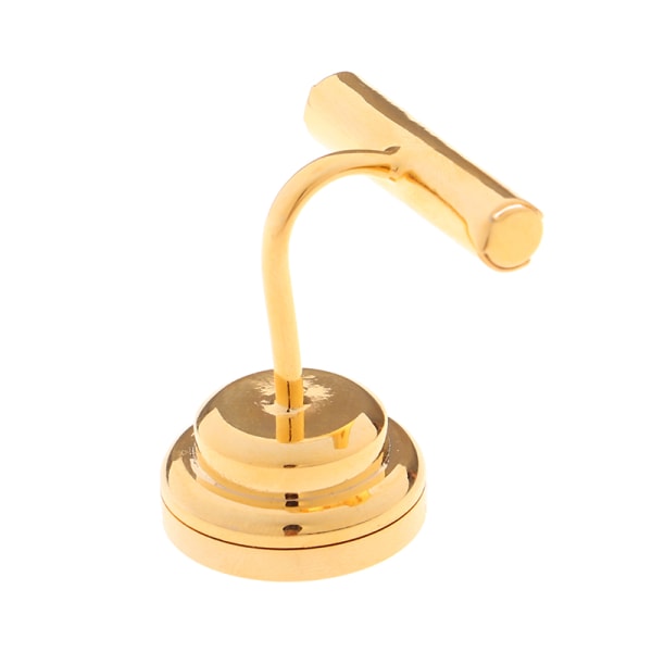 1:12 Dukkehus Miniature Skrivebordslampe LED Lampe Guld Væglampe