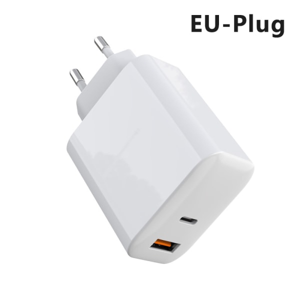 65W USB PD Type-c Rask Lading GaN Lader Strømadapter For I EU-Plug