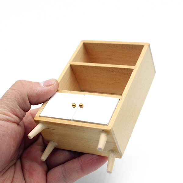 1:12 Dollhouse Miniatyyri Vitriinit Ravintola Kirjahylly F