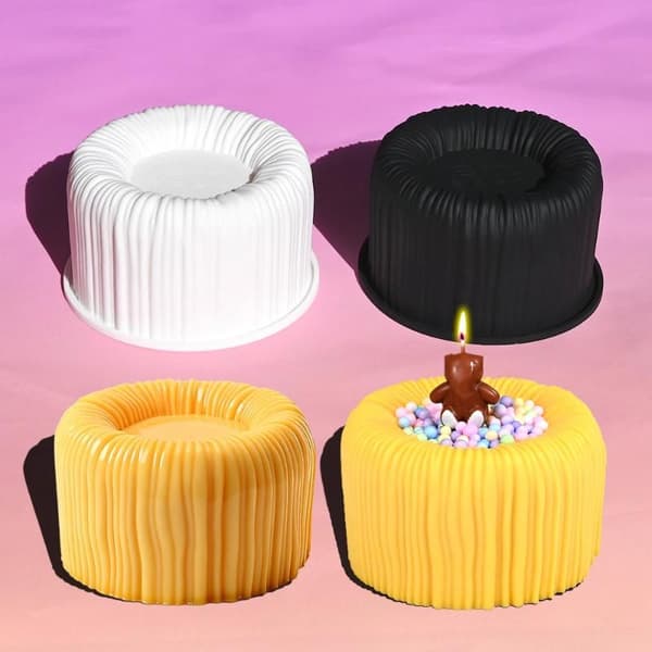3D Mousse Kakeform Sjokolade Dessert Bakverk Silikonform Bak B