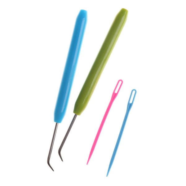 4 kpl ja koukku set Knifty Knitterille & Knitting L