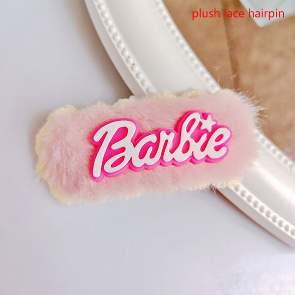 2st Barbie Spännband Side Bang Hårnål Sweet Girls Pink Hair C A6