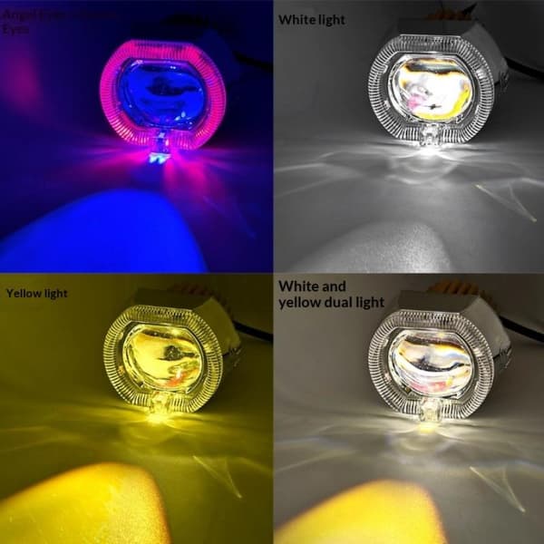 2,5-tums Moto LED med inbyggda strålkastare Elcykel Devil' D