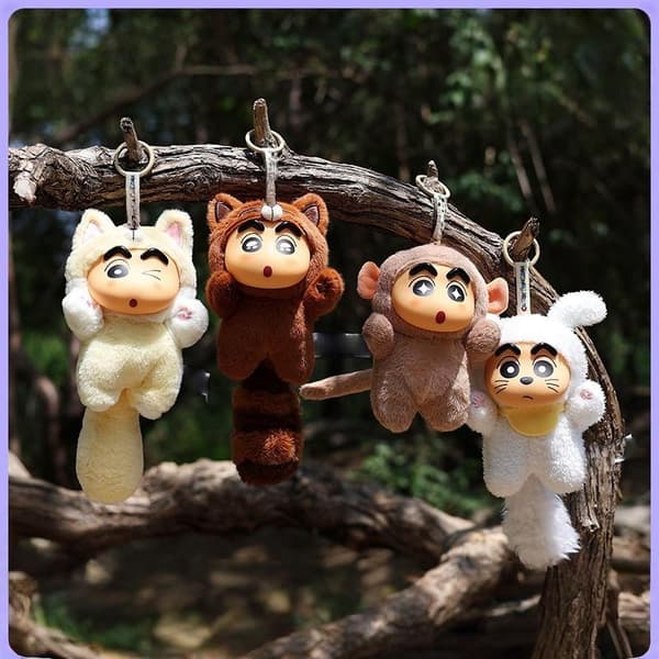 1 stk. ny Crayon Shin Chan Big Tail Series Blind Box e Mini Dukke A1