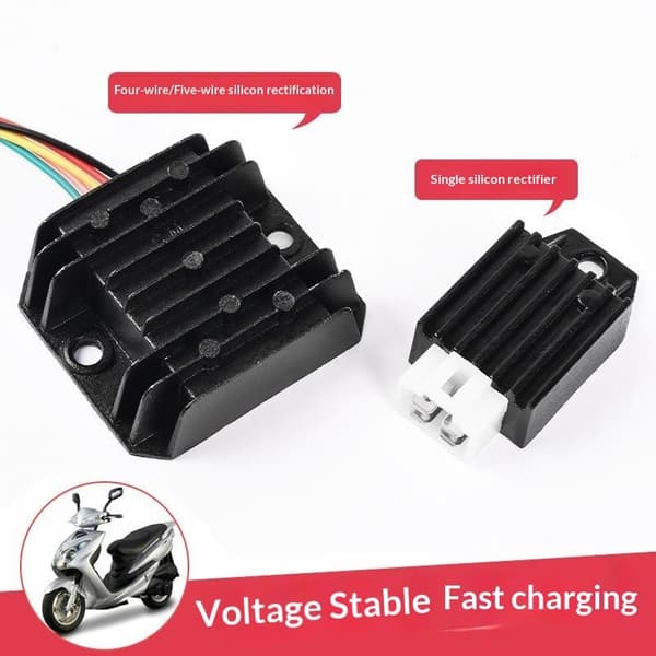 Motorcykel Spændingsensretter Regulator 5-leder Stik Udskiftning A4