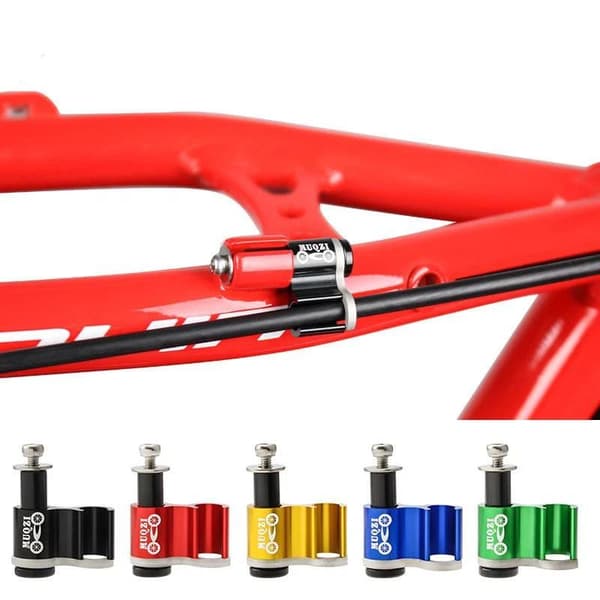 5 stk. kabelstyreadapter cykelbremse-skifteklemmer hydraulikslange Red