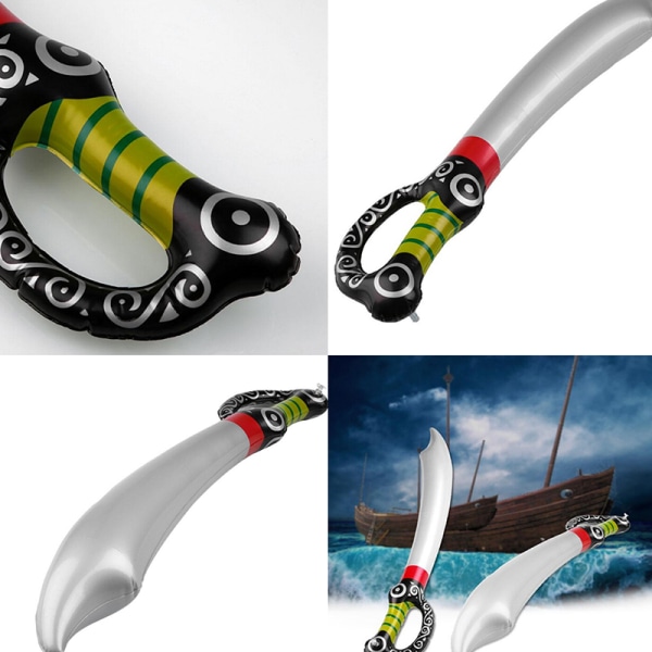 Mode Uppblåsbar Pirate lass 70CM Sword Toy Loot/Festväska Fi