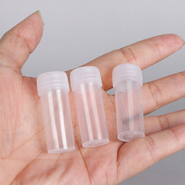 20 stk. 5 ml plastikflaske hætteglas medicin pille væske pulver opbevaring 20 pcs