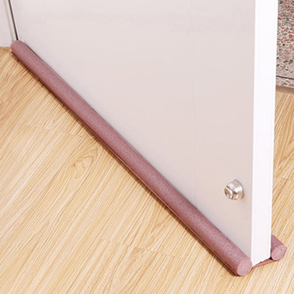93cm Under Door Draft Guard Stopper Reduserer Støy Dør Bunn Tetning Værstrimmel Under Dør Trekkbeskyttelse Brown