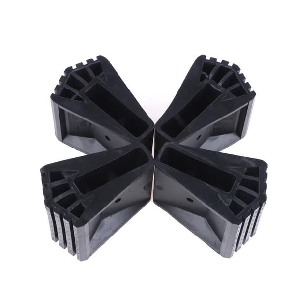 4/8PCS Stege Halkfria Fötter Vindstrappa Ben Skydd Trapets 4PCS