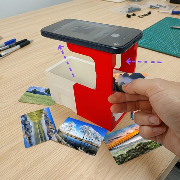 TCG Kortscanner Stand Kompatibel til MTG/OCG Samlekortspil A5