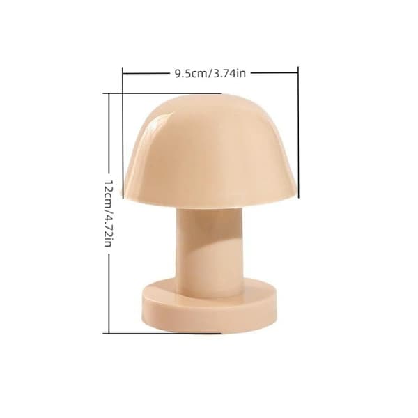 Kreativ Svamp LED-lampa Batteri Bärbar För Sovrum Kaffe
