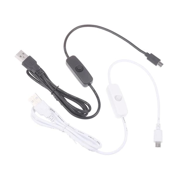 miniUSB-jatkokaapeli virtakytkimellä miniUSB-jatkoon Black 1PC