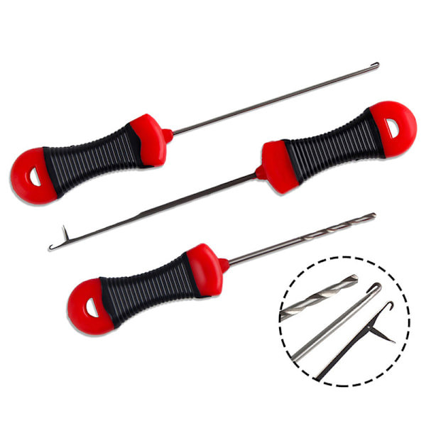 Karpefiskeri tilbehør Rustfrit lokkeborestrengsæt 3#