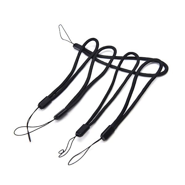 5x svart nylon handledsrem