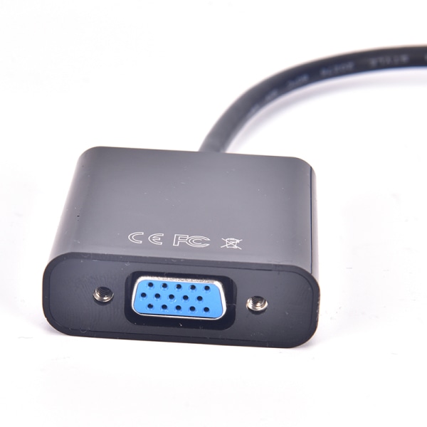 Displayport DP hane till VGA hona adapter Display Port Cable Co Black