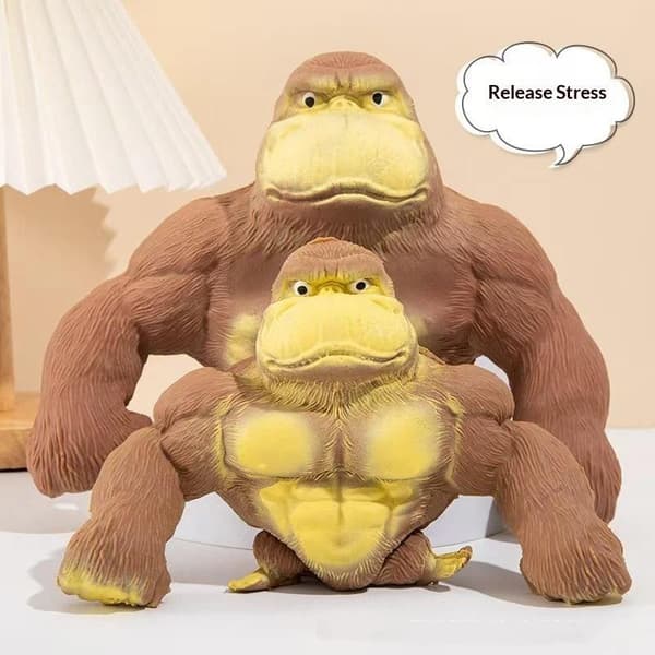 Strækbar Gorilla Fidget Legetøj Langsom Rebound Perfekt Til Hjemmet A1