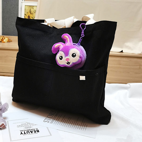 1PC Solsikke smilefjes null lommebok anheng nøkkel bag mini hode B