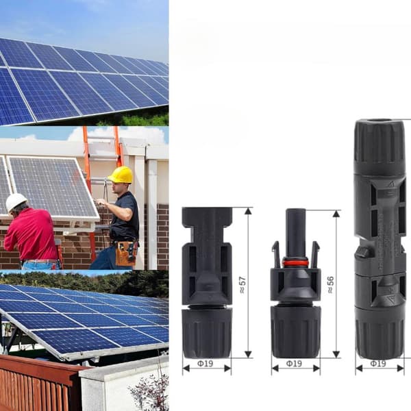 5 par/10 par PV-stik IP67 vandtæt solcelleforbindelse 1000V-30A 5Pairs