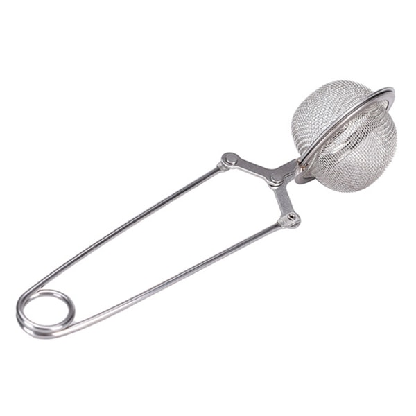 Te Infuser Rustfrit Stål Kugle Mesh Te Si Kaffe Her Silver