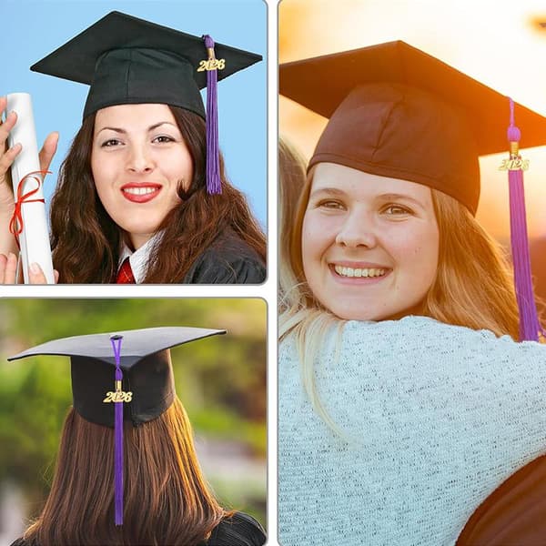 Mat mat 2026 studenterhue med kvast til gymnasiet og bachelor B1